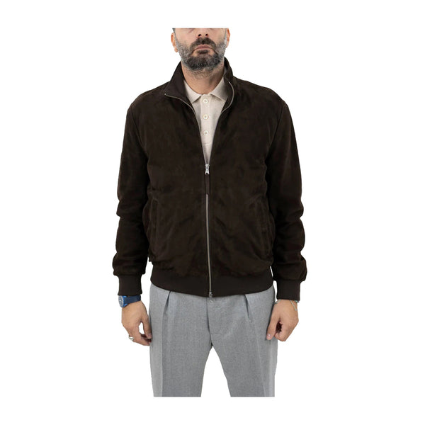 D'Amico Giacca leggera Giubbino Uomo Thick Suede 50 A24 - D'AMICODGU0569FRANCESCO - 496 - 50 - Francavilla Moda